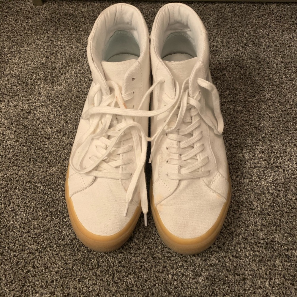 Madewell canvas high top sneakers